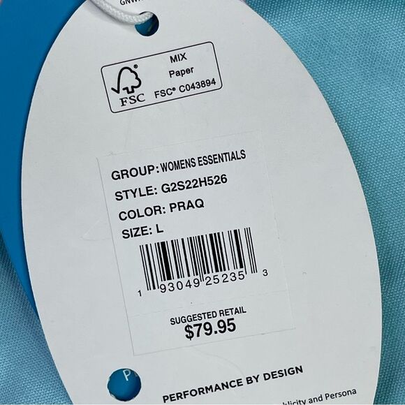 Greg Norman Crossover Flounce Pull On Skort Women’s Large Blue Golf Tennis - Picture 9 of 14